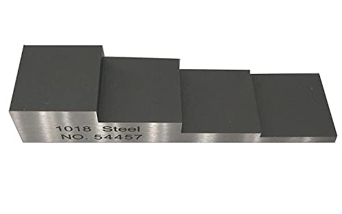 Bloque de calibración ultrasónico 4 pasos 1018 acero miniatura 5