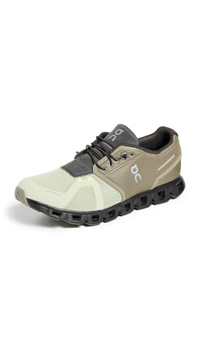 On Men's Cloud 5 Sneakers, Grove | Haze, Green, 12 Medium US