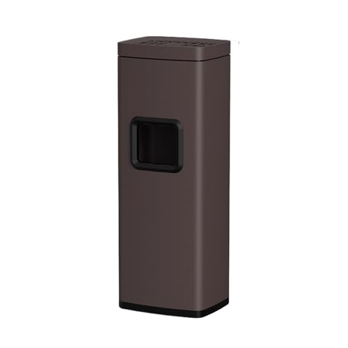 Cenicero de acero inoxidable para evitar olores con papelera Bruin