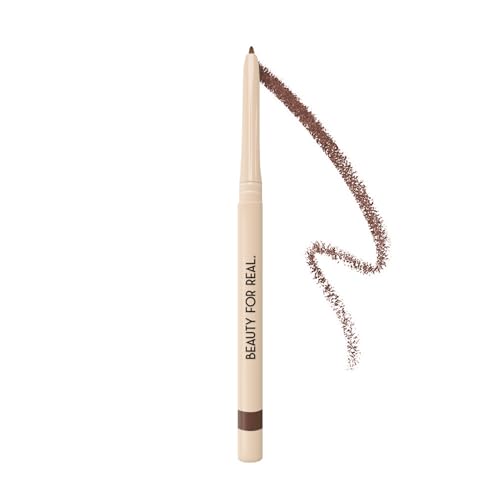 Beauty For Real I-Line 24-7 Eyeliner, Whiskey - Brown Copper Shimmer - Long-Wearing, Waterproof Gel Formula - Safe for Sensitive Eyes & Contact Lens Wearers - 0.01 oz