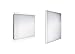 Produktbild Nimco LED Lichtspiegel  Kosmetikspiegel  hochwertige Bearbeitung  Moderne Badbeleuchtung  Wandspiegel indirekt beleuchtet  Kaltweiss  80 x 70 cm