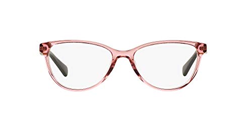 Ralph 0Ra7061 Monturas de gafas, Ojos de gato, 52, Transparent Pink