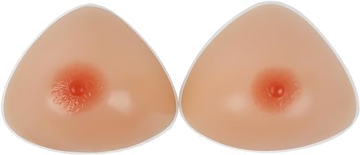 One Pair Triangle Silicone Breast Forms Fake Boobs for Mastectomy Prosthesis Crossdressers Bra Enhancer Inserts-image-43