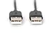 Produktbild DIGITUS USB 2.0 Anschlusskabel - 1.8 m - USB A (St) zu USB A (St) - 480 Mbit/s - USB-Kompatibel - Schwarz