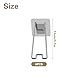 JINGHANGER 6 Stück Bilderrahmen Staffelei Zurück Stand Bilderrahmen Ständer Stehend Metall Fotorahmen Halter Tabletop Bilderrahmen Aufsteller 13cm