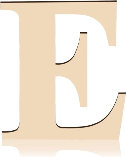 Image of 12inch Blank Wooden Letters,1/4inch Thick Unfinished Wood Letters Decorative Alphabet Bord Letters for Wall Decor DIY Crafts Painting Wedding Birthday Party