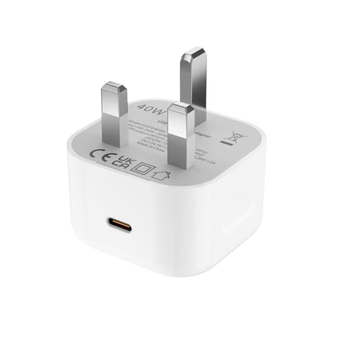 iphone 17 pro Charger New 40W Dynamic Power Adapter with 60W Max USB C Fast Charger Wall Chargers for iphone Air/17/17 pro/17 Pro Max/ipad Pro 13/ipad Air 13