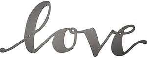 Primitives by Kathy - "Love" Cutout Metal Sign
