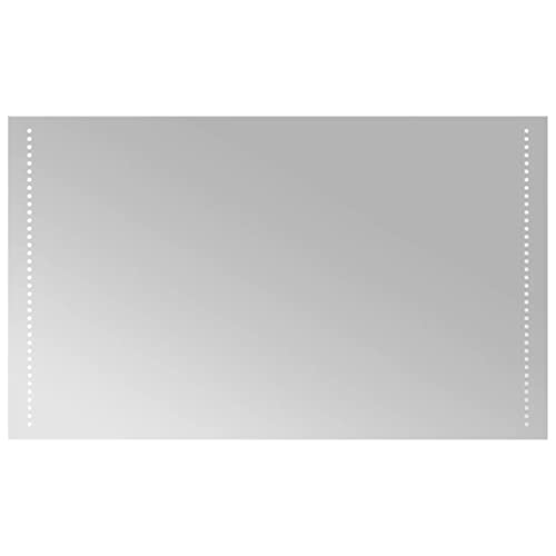 Miroir de salle de bain à LED rétroéclairé 60x100 cm grand format mural