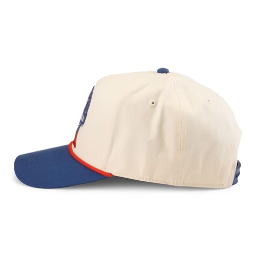 Image of AMERICAN NEEDLE Pabst Blue Ribbon PBR Beer Patch Unisex Adjustable Snapback Baseball Hat