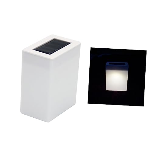 KONTONTY Solar LED para Exterior Interior de Jardín Camping y Emergencias Cálida y Segura para Habitaciones y Patios