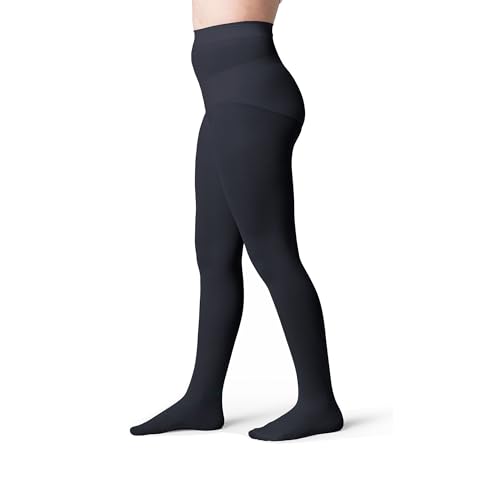 Image of Silky Toes Girls Opaque Microfiber Tights 1-2 Pairs Black White or Colored Nylon Stockings for Kids - ballet footed tights