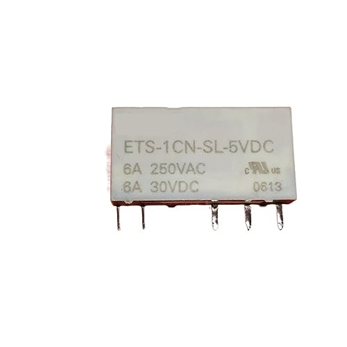 Relais de puissance ETS-1CN-SL-12VDC à 5 broches pour circuits imprimés
