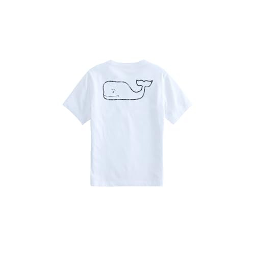 Image of vineyard vines Girls' Vintage Whale Short-Sleeve Pocket Tee