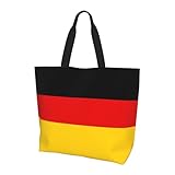 German flag Print Shoulder Bag â€“ Large Tote Bags for Women, Shopping & Travel, Lightweight, Beach Cosmetic Bag