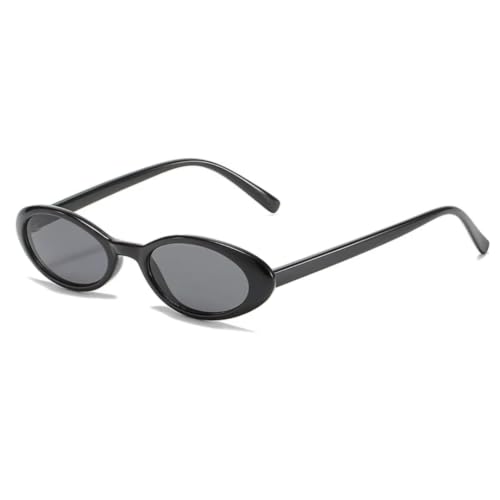 Lunettes de soleil ovales motif léopard avec monture vintage légère