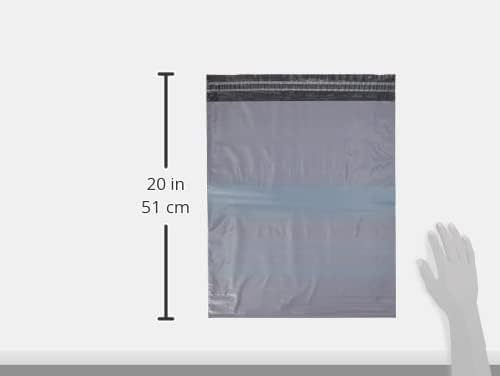 Triplast 14 x 16-Inch Plastic Mailing Postal Bag - Grey (Pack of 500)
