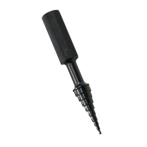 LOLIPPYY Lagereinbau und Ausbauwerkzeug aus Dauerhaftem Material mit Markiertem Bohrer für Rc Auto Lager Leichtes Modellauto Radlagerwerkzeug Schwarz