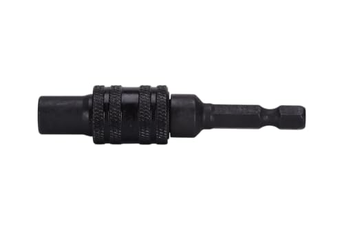 Image of Century Drill & Tool 66500 Impact Pro Magnetic Screwdriving Bit Holder | 1 /4 inch hex shank, precision-fit tip black oxide finish, heat-resistant coating
