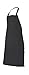 Produktbild Velilla 404203/C/TU - Schürze mit Latz (modern), schwarz, 404203/C0/TU
