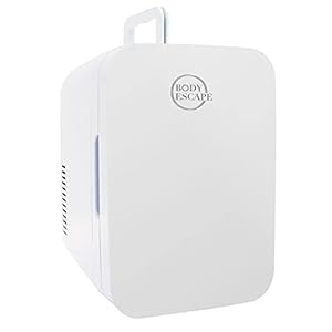 Body Escape Mini Fridge For Skincare & Make-Up – Glass Door Beauty Mini Fridges – Birthday Gifts For Her Skin Care…
