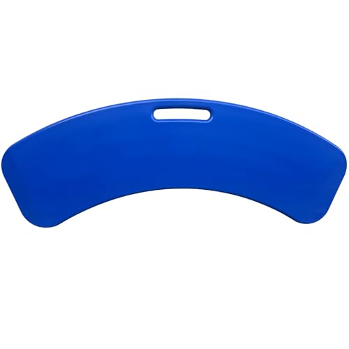 Transferbrett mit Griff Patienten- oder Handicap-Gleithilfegerät für sicheren und einfachen Transfer vom Rollstuhl ins Bett Toilette Auto oder Badewanne rutschfeste Mobilitätshilfe (Blue)