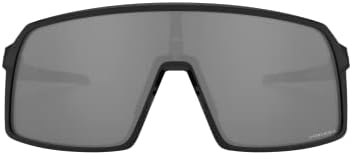 Oakley Men's OO9406 Sutro Rectangular Sunglasses, Polished Black/Prizm Black, 37 mm