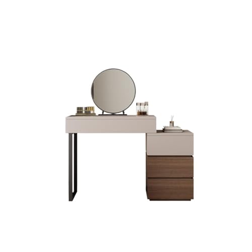 Slish - Cómoda italiana minimalista de madera maciza y mesita de noche multifuncional, muebles modernos y elegantes que ahorran espacio para dormitorio y sala de estar