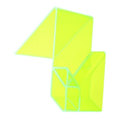 ASAKKURA Plastic Car Speaker Display Stand Structure Height Stable Support for Car Audio Pc Speakers Monitors Multiuse Display for Phones Tablets Yellow