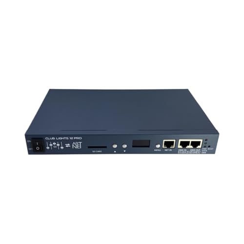 Modèle autonome 6612 Pro avec 12 ports pour carte SD et connexion ARTNET réseau