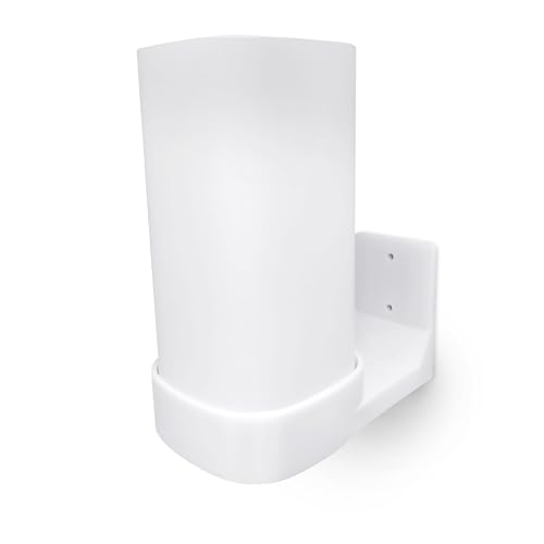 Suporte de parede sem parafuso para roteador de malha Linksys Velop Pro 6E (AXE5400) WiFi, suporte fácil de instalar, adesivo e opção de montagem de parafuso, por Brainwavz