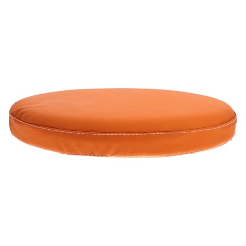 Cojín de asiento contra la dureza del taburete con espuma viscoelástica redonda naranja 2