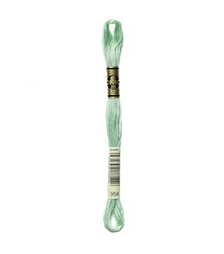 Image of DMC 6-Strand Embroidery Cotton Bundle - Nile Green Color Family - 4 Skeins of Thread - 8.7yd Skeins