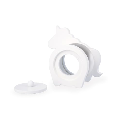 Salvadanaio Unicorno in legno - 4
