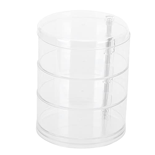 Boîte de rangement pour produits cosmétiques, sans odeur, résistant à la poussière, en plastique pour bracelets et accessoires pour cheveux Cover