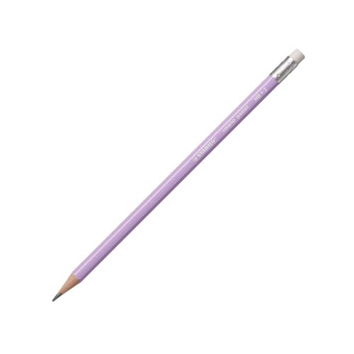 Lápis Preto Swano Pastel, Stabilo, Blister com 3 (Corpo Vd, LL, PS)