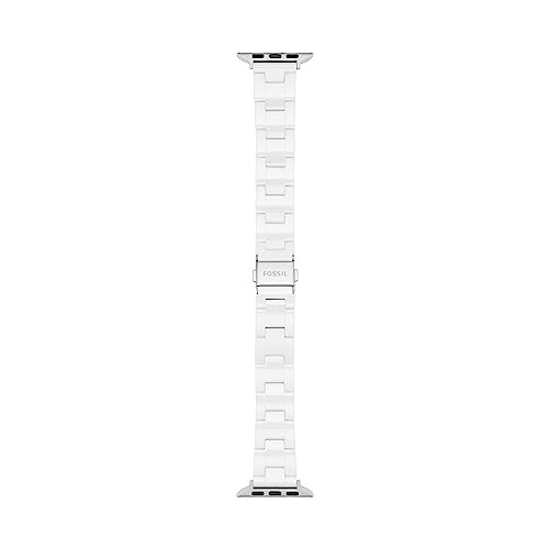 Fossil Women's Interchangeable Ceramic Band for Apple Watch 38/40/41mm, Color: Black (Model...