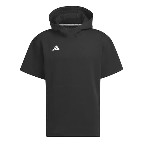 Adidas Unisex Dugout Short Sleeve Hoodie M