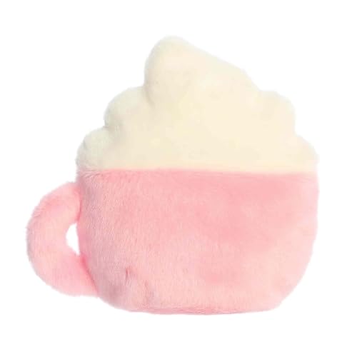 Aurora Adorable Palm Pals Harper Heart Latte Stuffed Animal - Fun Seasonal Plush For Kids and Adult Collectors - Perfect for Decorating Rooms and Valentine's Day - Pink 5.5 Inches - image 4