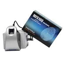 Mantra MFS 100 Fingerprint Scanner with USB and OTG (Gray)