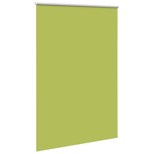 Store enrouleur occultant vert 150x210 cm en polyester Klemmfix