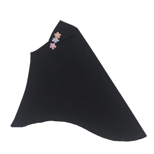 Girls Muslim Hijab Arab Scarf Islamic Headscarf for Kids with 3 Flowers4