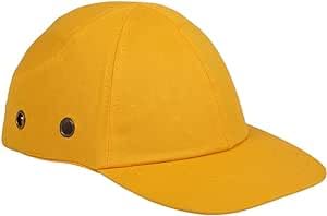 Safety Cap/Bump Cap, ABS, HDPE Shell, Soft Cushion to Protect Head for Construction, Workers, Welders, Pure Cotton(Yellow)