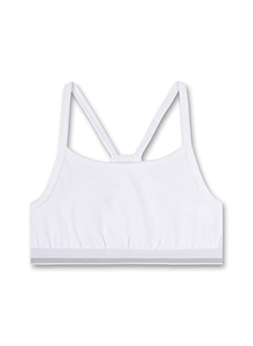 Sanetta Mädchen 347542 Sport-BH, White, 152