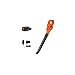 BLACK+DECKER Cordless Leaf Blower with Battery and Charger 20V MAX, Electric Leaf Blower 130 mph Air Speed, Lightweight Design (LSW221)