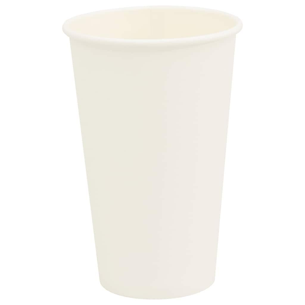 Tazze da caffè in carta 1000 pezzi 16oz 400ml Bianco Bicchieri usa e getta Tazza per caffè, Cureaux ed eventi