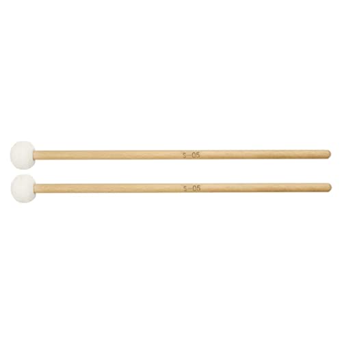 Maillet percussion timbales avec tête feutrée et manche bois sensation douce premium