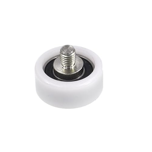 Roue de guidage filetée nylon et roulement en plastique POM BS620150-20C1L12M10