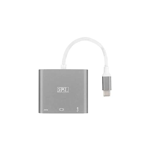 T 'nB TCHDMI3IN1 °C 3 in 1 USB Adapter White - Image 2