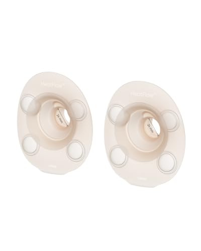 Image of eufy Security Wearable Breast Pump S2 Pro, 24mm Flange (2-Pack) | Pump Replacement Parts: Food-Grade Silicone supports HeatFlow2.0 Tech for a Durable, Ergonomic & Comfortable Fit.